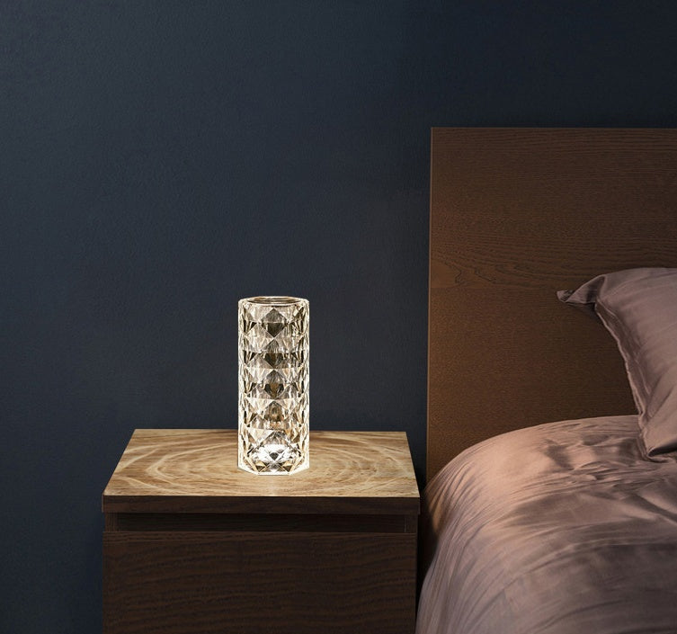 Nordic Crystal Lamp | Viral Rose Projector Lamp