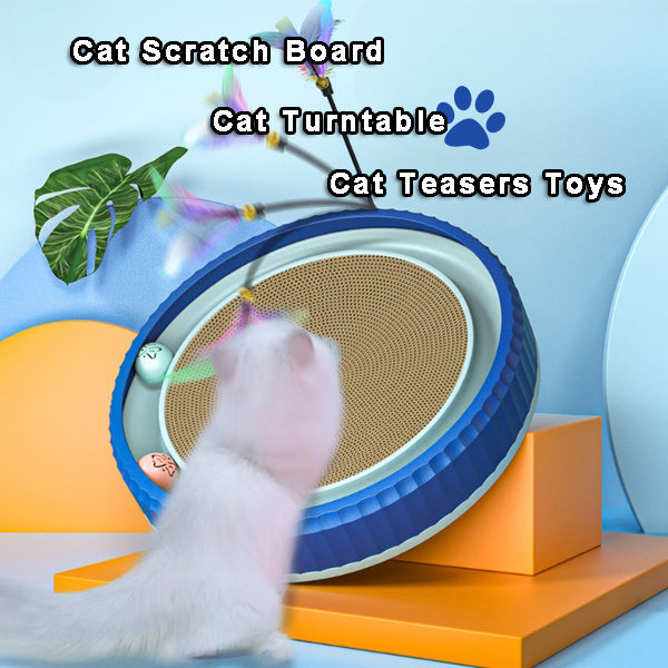 New Round Cat Scratching Board Wear-resistant Anti-scratch Claw Grinder