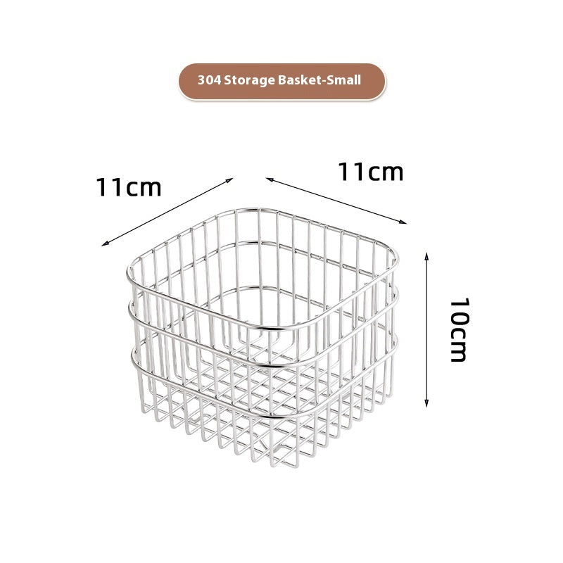 Kitchen Storage Rack Draining Basket