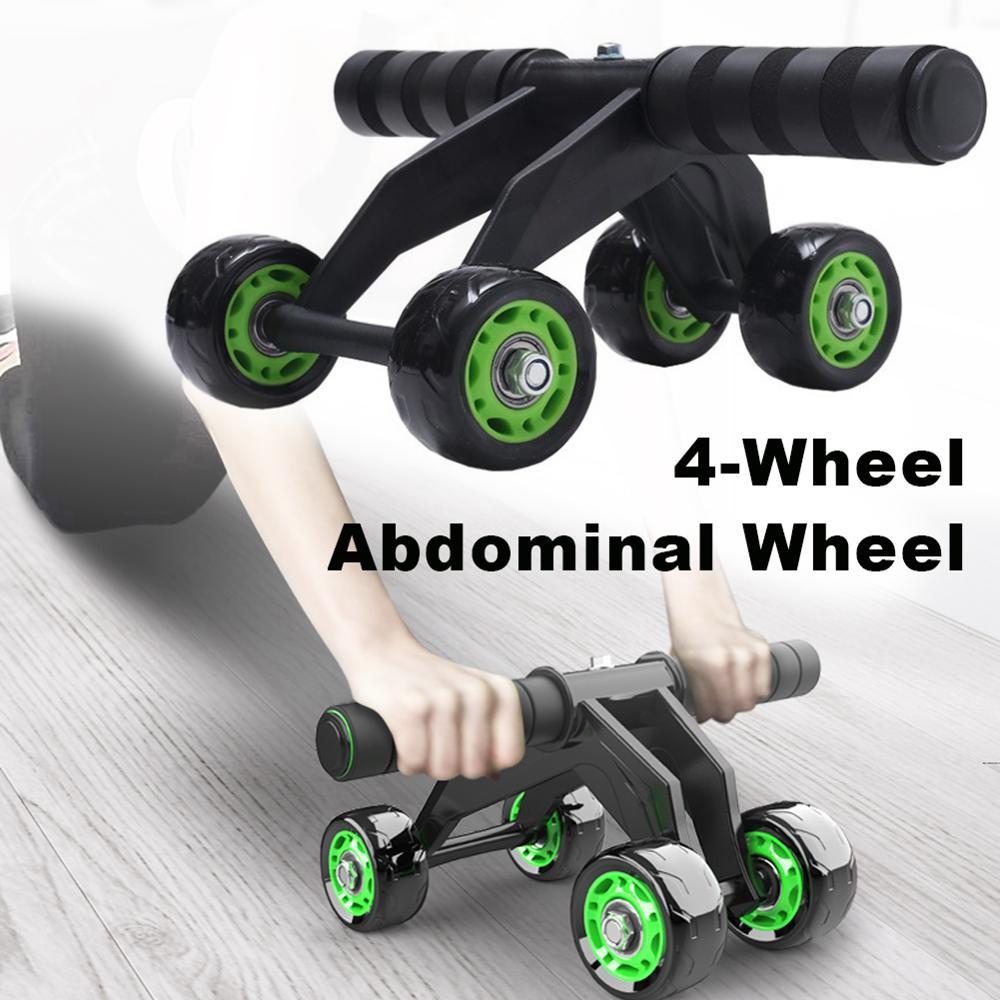 Four-wheeled Abdominal Roller Exercise Abdominal Muscle Fitness Equipment