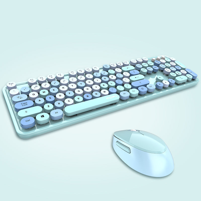 Gen Z Style Wireless Keyboard and Mouse