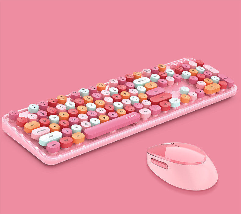 Gen Z Style Wireless Keyboard and Mouse