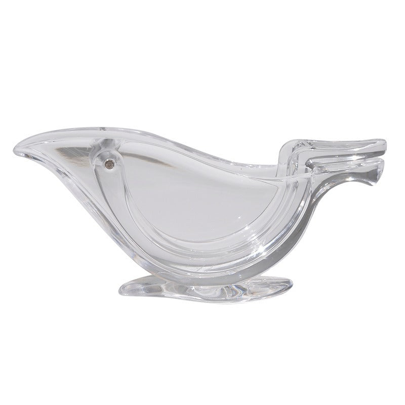 Manual Lemon Juicer Transparent Acrylic | Bird Shape Lemon Slice Squeezer