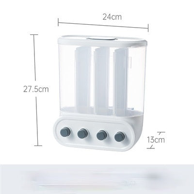 Whole Grains Wall-mounted Diced Rice Bucket Storage Box Storage Airtight Tank