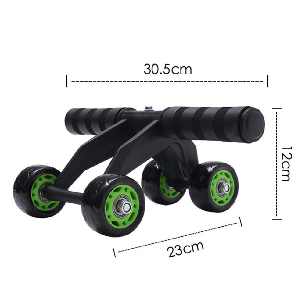 Four-wheeled Abdominal Roller Exercise Abdominal Muscle Fitness Equipment