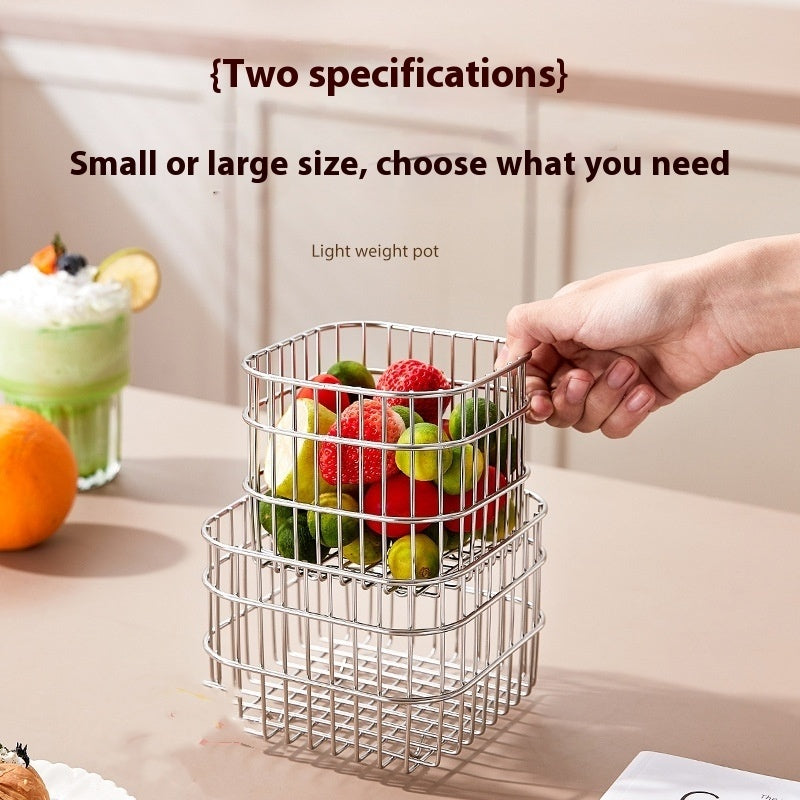 Kitchen Storage Rack Draining Basket