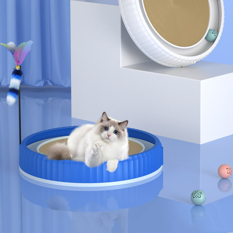 New Round Cat Scratching Board Wear-resistant Anti-scratch Claw Grinder