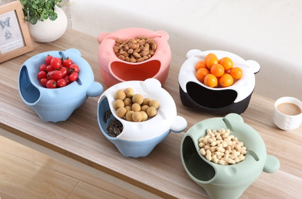 Multifunction Snack Bowl with Phone Holder