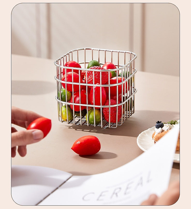 Kitchen Storage Rack Draining Basket