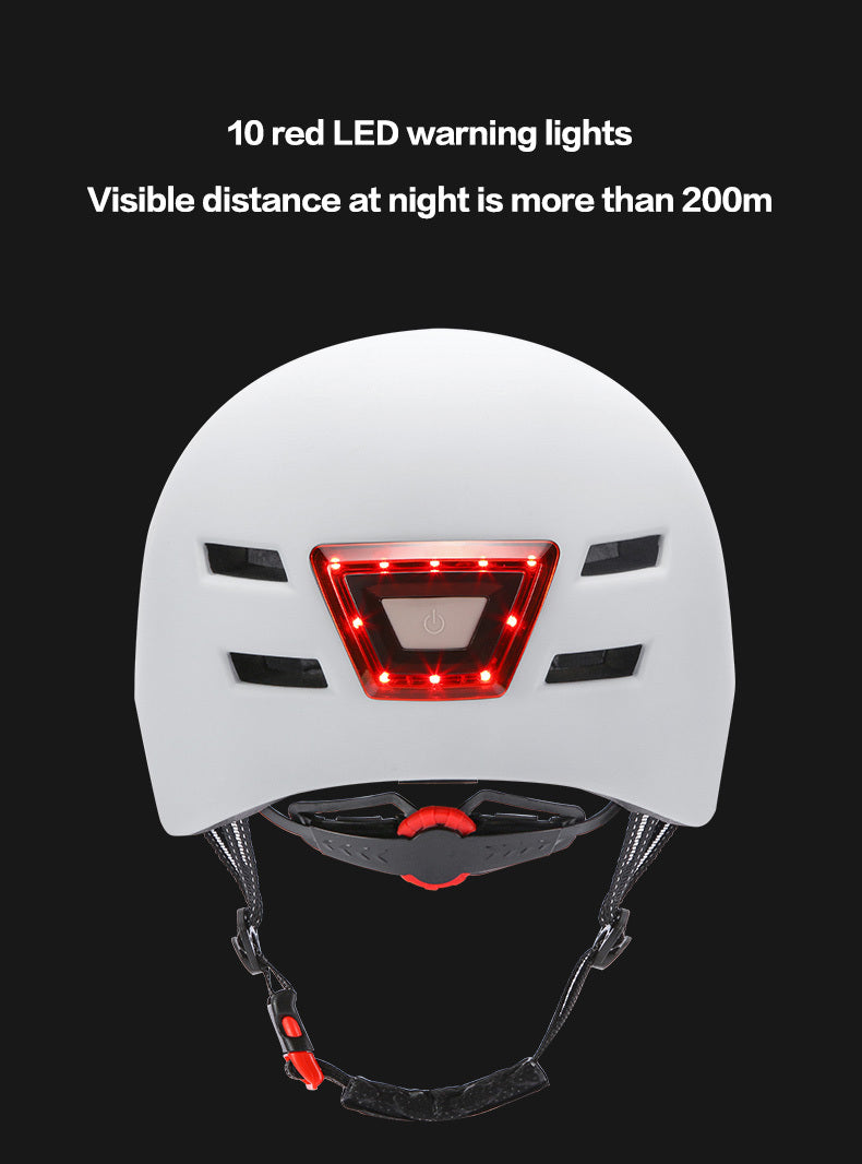 Smart Light Electric Scooter Helmet
