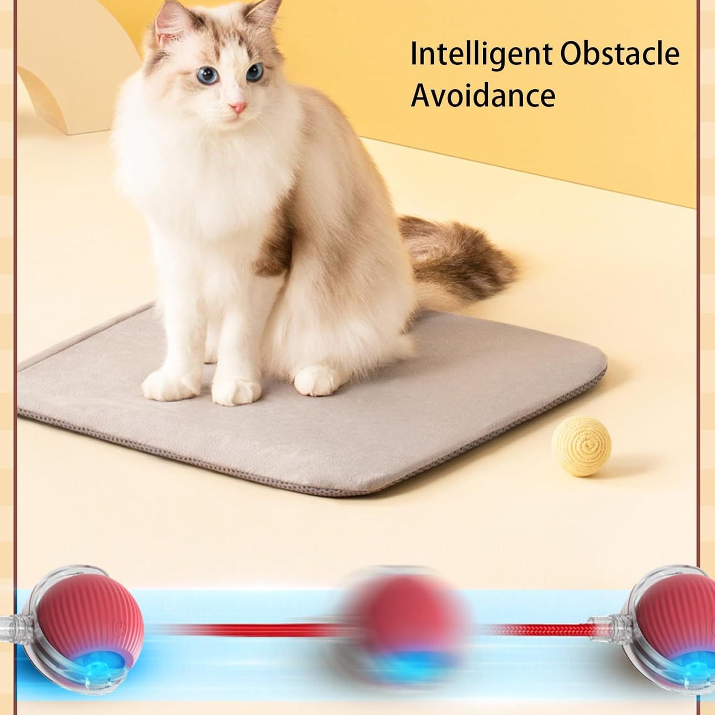 Rolling Ball For Dogs & Pets | Interactive Smart Rolling Pet Ball
