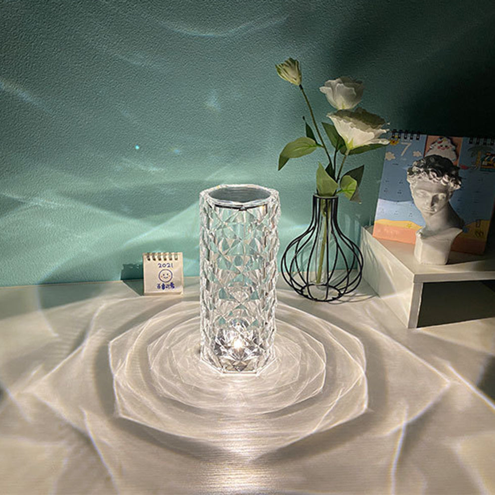 Nordic Crystal Lamp | Viral Rose Projector Lamp
