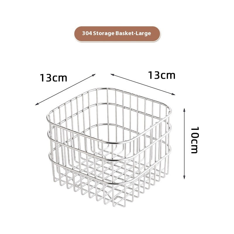 Kitchen Storage Rack Draining Basket