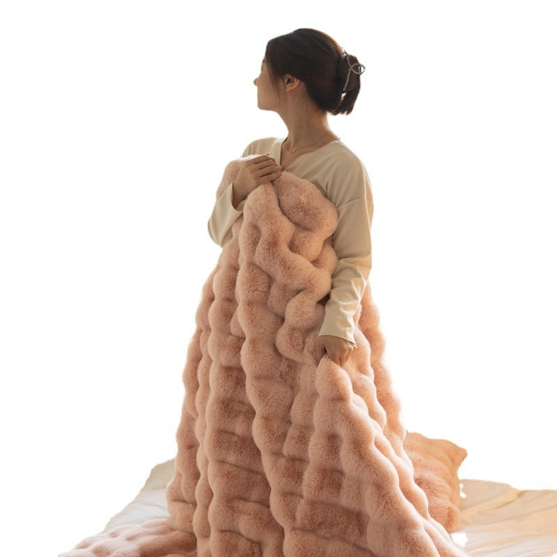 Plush Fur Blanket/Comforter/Quilt