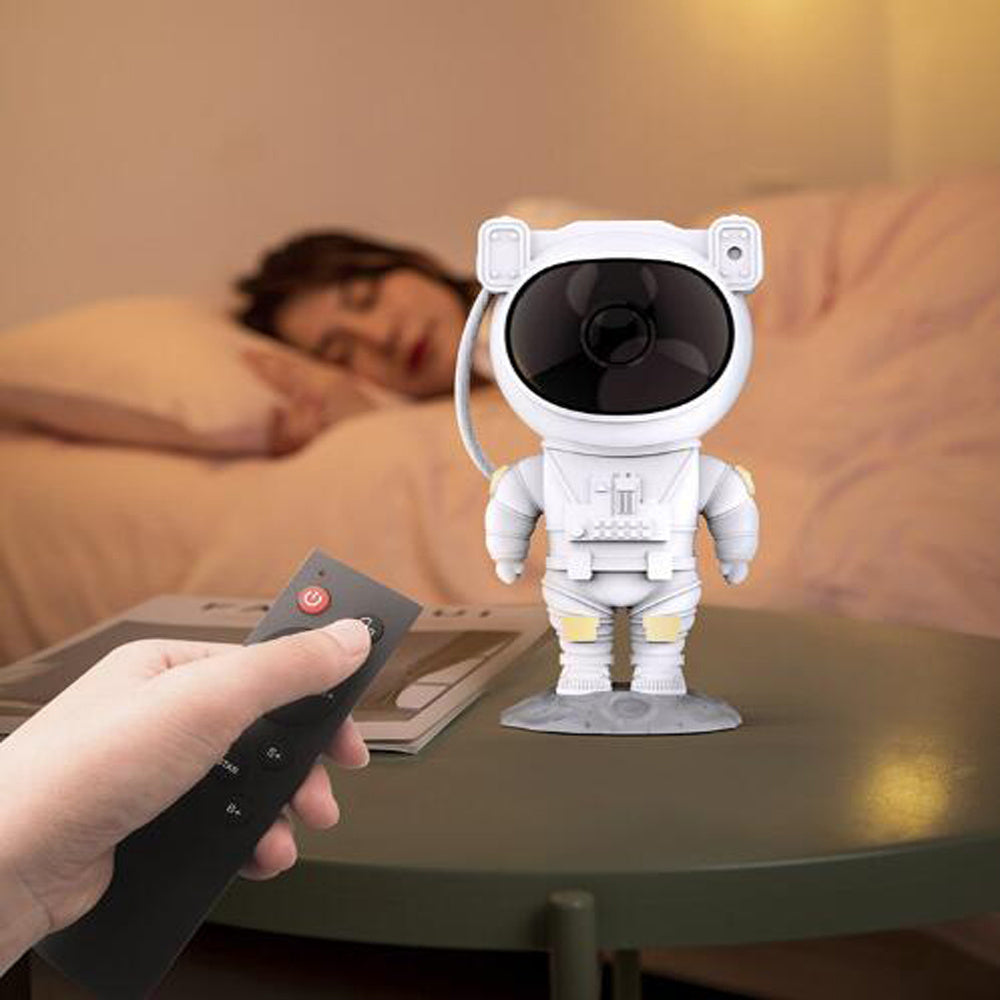 Creative Astronaut Galaxy Starry Sky Projector Nightlight USB Atmosphere Bedroom Table Lamp