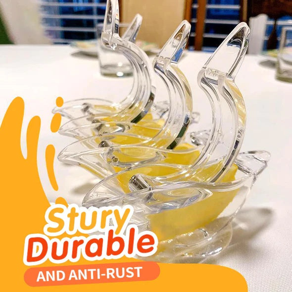 Manual Lemon Juicer Transparent Acrylic | Bird Shape Lemon Slice Squeezer