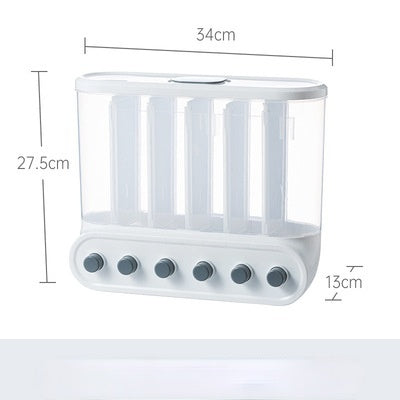 Whole Grains Wall-mounted Diced Rice Bucket Storage Box Storage Airtight Tank
