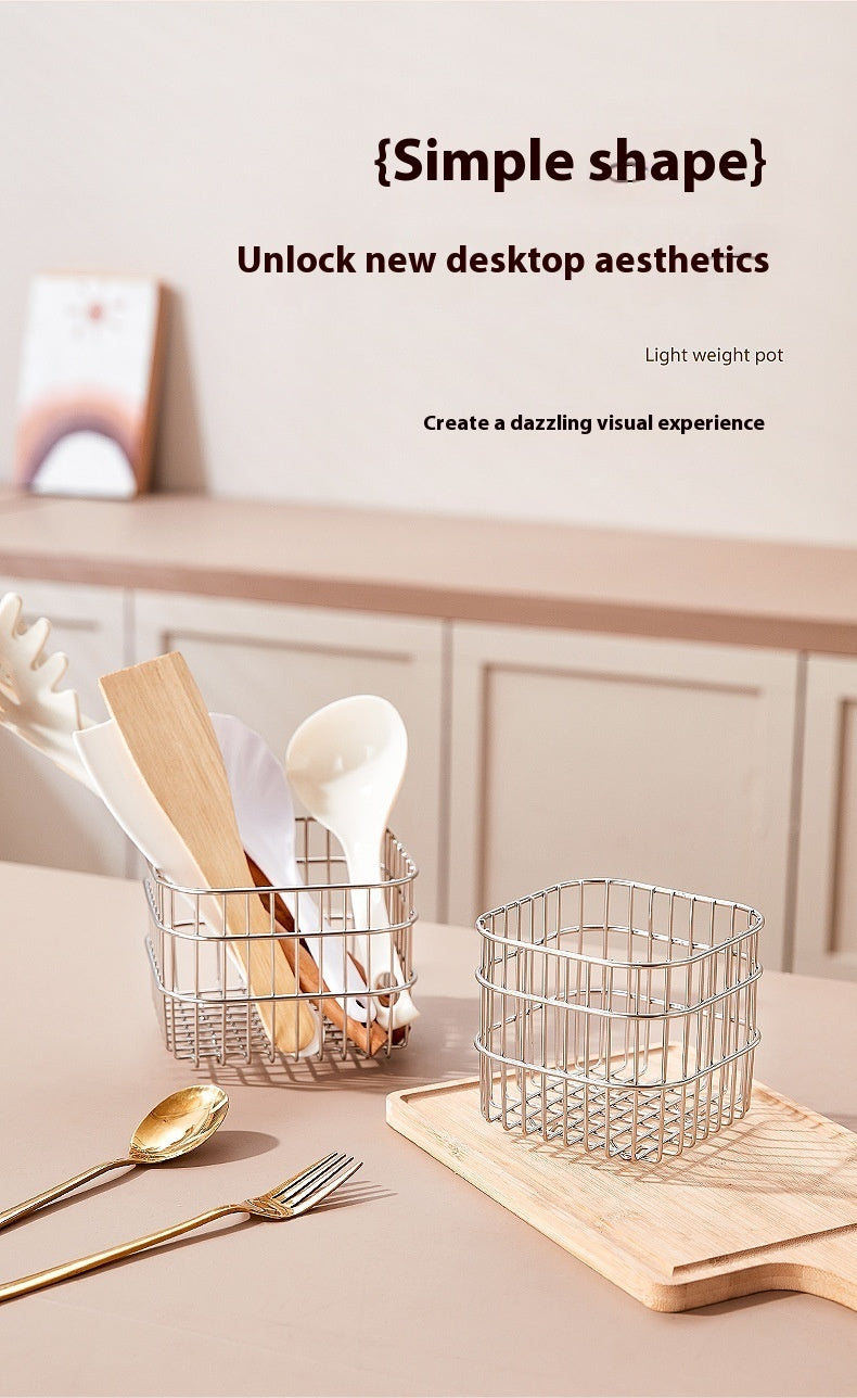Kitchen Storage Rack Draining Basket