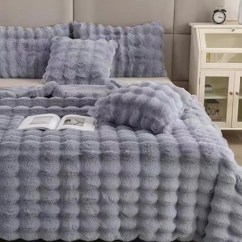 Plush Fur Blanket/Comforter/Quilt