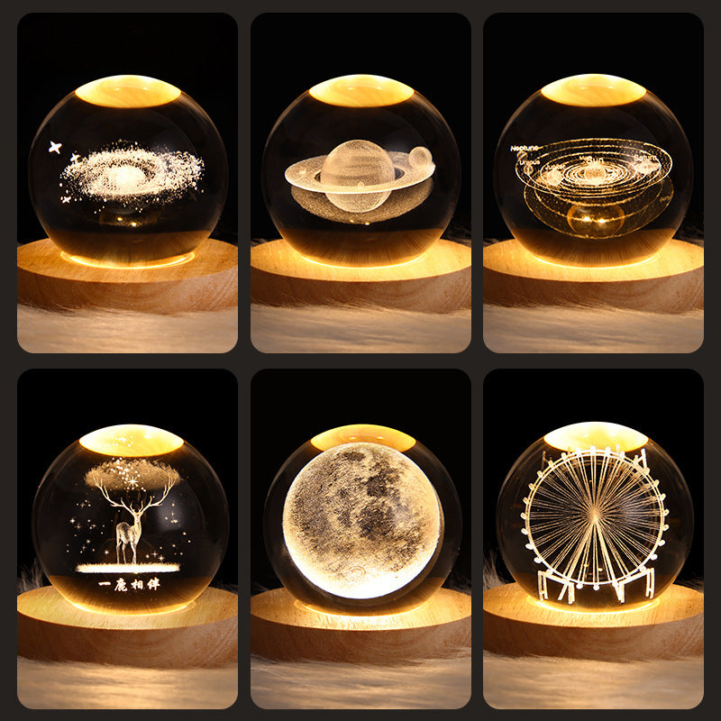 Galaxy Crystal Ball LED Light