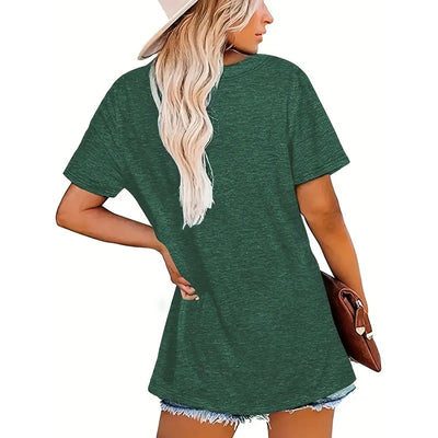 Women Cute Heart Graphic Shirt Summer Butterfly T-Shirt Short Sleeve Top Tees