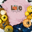 European And American Halloween Love Pumpkin Printed Casual T-shirt
