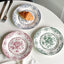 Vintage Floral Ceramic Dinner Plate for Elegant Dining & Serving