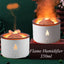 New Creative Ultrasonic 6Oil Humidifier Volcano Aromatherapy Machine Spray Jellyfish Air Flame Humidifier Diffuser