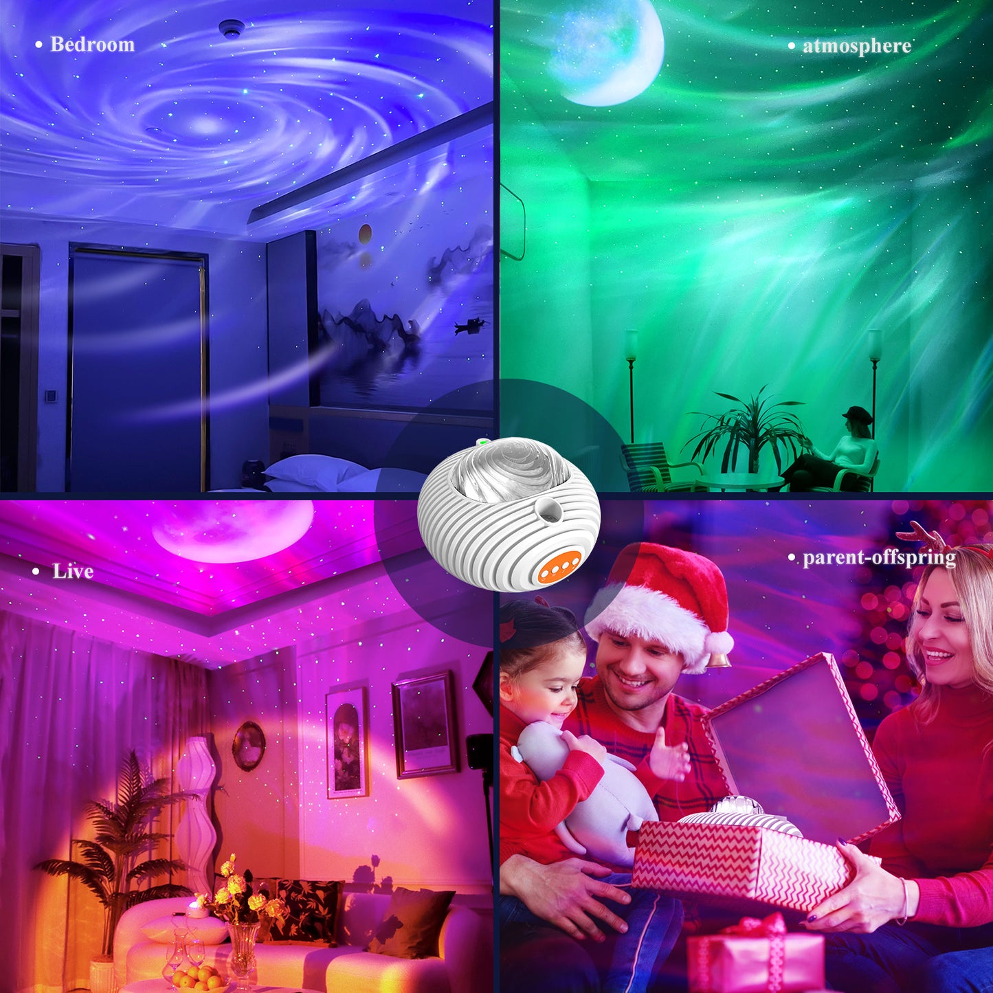 New Double Effect Starry Sky Projector Lamp