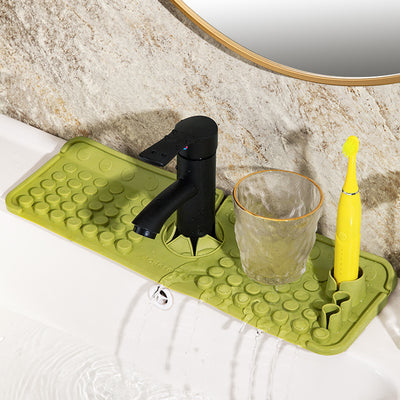 Silicone Faucet Water Draining Pad | Household Kitchen Gadgets