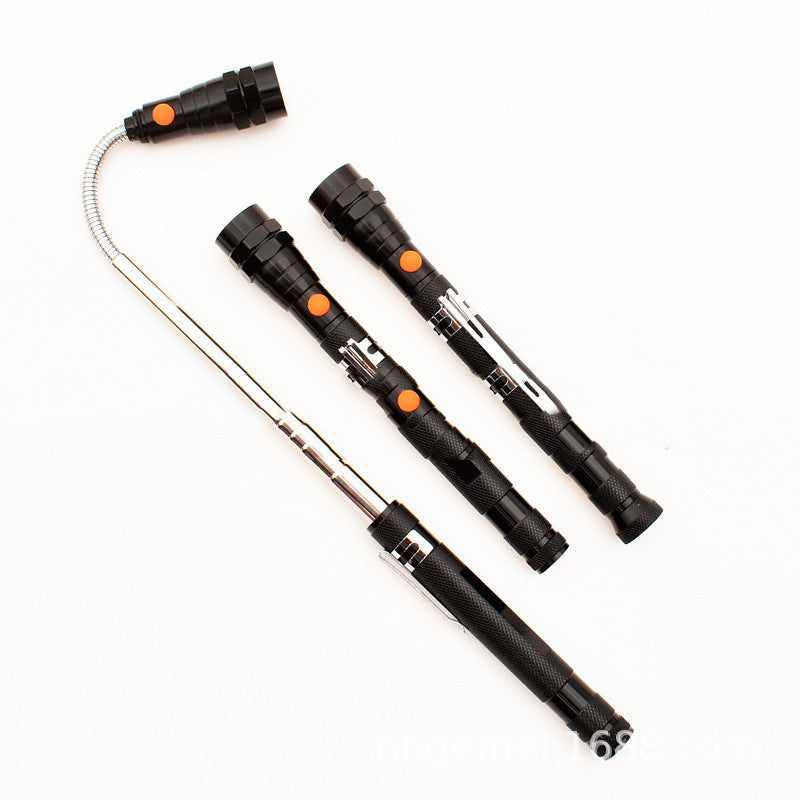 Magnetic Telescopic Flashlight Picker Tool For Men