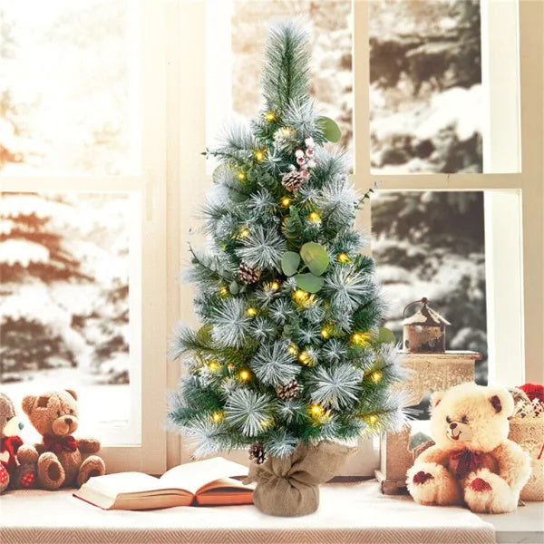 3 FT Pre-Lit Artificial Mini Christmas Tree