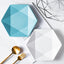 Nordic Style Hexagon Ceramic Plate Dinner Plates