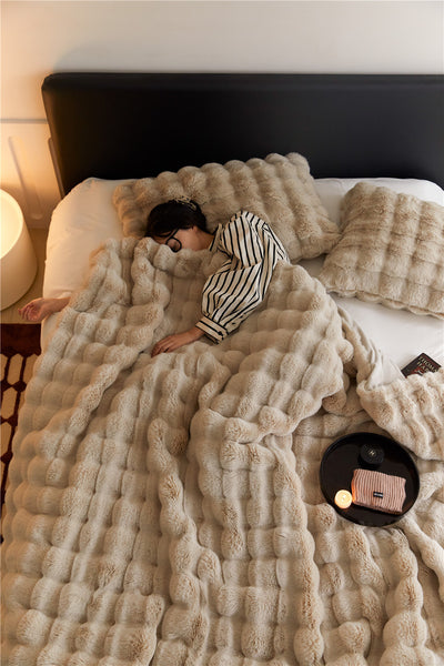 Plush Fur Blanket/Comforter/Quilt