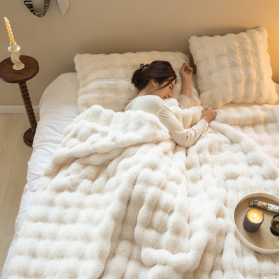 Plush Fur Blanket/Comforter/Quilt