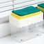 2-in-1 Soap Dispenser Sponge Caddy Push-type Liquid Box Detergent Automatic Dosing Box