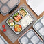 304 Stainless Steel Airtight Lunch Box Portable Sub-compartment Spill-proof Dinner Plate Adult Children 4 Compartment 5 Compartment Lunch Box