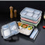 304 Stainless Steel Airtight Lunch Box Portable Sub-compartment Spill-proof Dinner Plate Adult Children 4 Compartment 5 Compartment Lunch Box