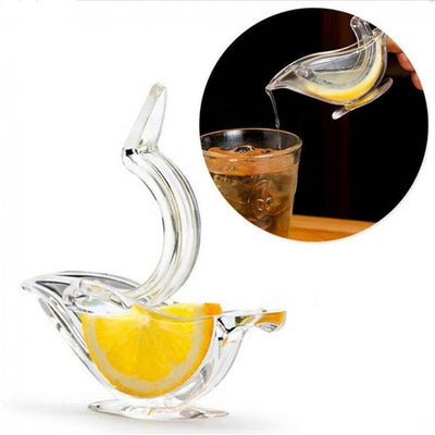 Manual Lemon Juicer Transparent Acrylic | Bird Shape Lemon Slice Squeezer