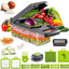 15 In 1 Vegetable Chopper, Salad Fruit Vegetable Food Chopper Slicer Peeler