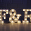 26 Letters White LED Night Light Marquee Sign Alphabet Lamp