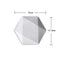 Nordic Style Hexagon Ceramic Plate Dinner Plates