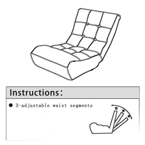 Single Sofa Reclining Chair, Japanese Chair Lazy Sofa Tatami Reclining Chair