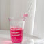 Love Heart Glass Straw For Cocktails | Bar Accessories | Kitchen Gadgets
