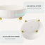 Makeup Perfume Organizer Tray 360 Degree Rotating Lazy Susan Skincare Lotion Organizer Spinning Cosmetics Storage For Dresser, Vanity, Bathroom Countertop