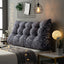 Removable Cover Headboard Pillow Comfortable Soft Fabric