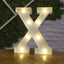 26 Letters White LED Night Light Marquee Sign Alphabet Lamp