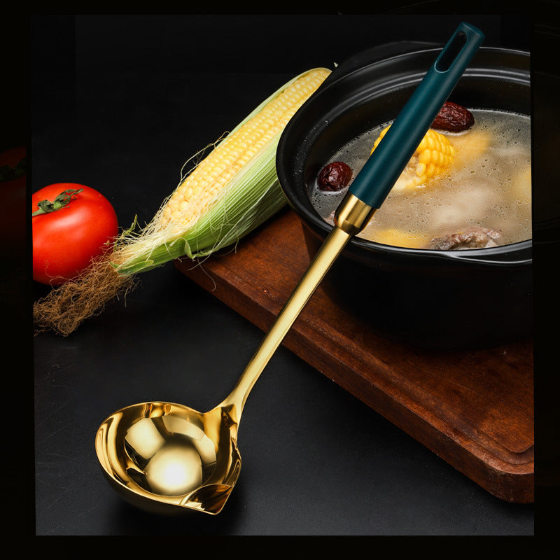 Stainless Steel Spoon Oil-separating Spoon Soup Artifact Soup Oil