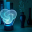 Twist Abstract LED 3D Night Light Touch Colorful Acrylic 3D Table Lamp Decoration Lighting Baby Sleeping Mood Lamp Best Gift
