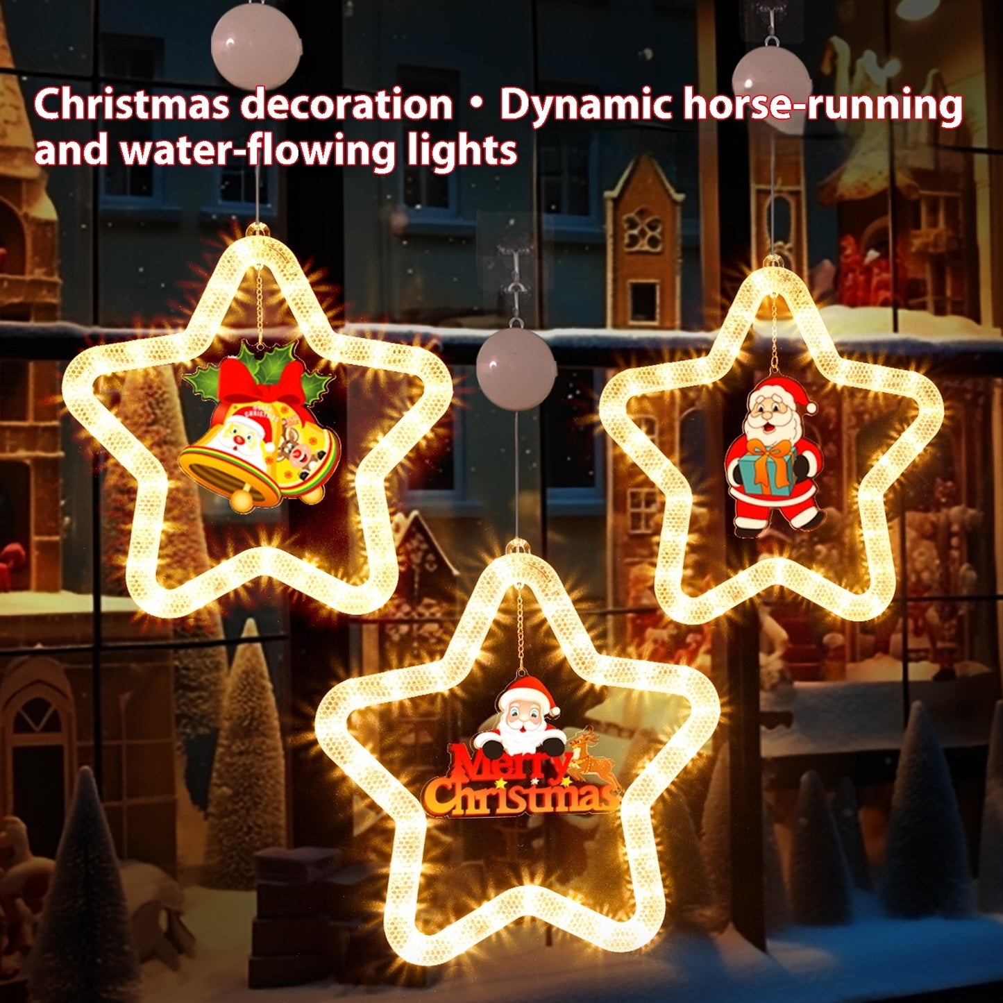 Christmas Pendant Decoration | Christmas Atmosphere Led Lights